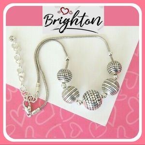 Brighton Crossing Silver Ball Necklace